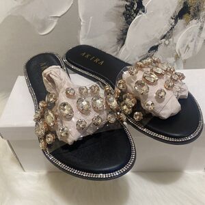 Azaela Wang Rhinestone Sandal